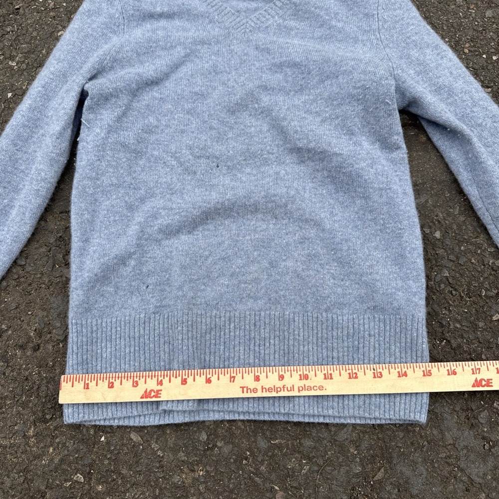 Saks‎ fifth avenue 100% cashmere blue sweater  XS - Picture 9 of 12